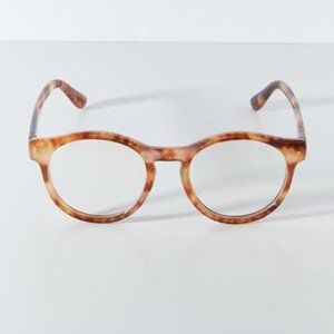 Urban Outfitters Arlo Plastic Round Blue Light Glasses